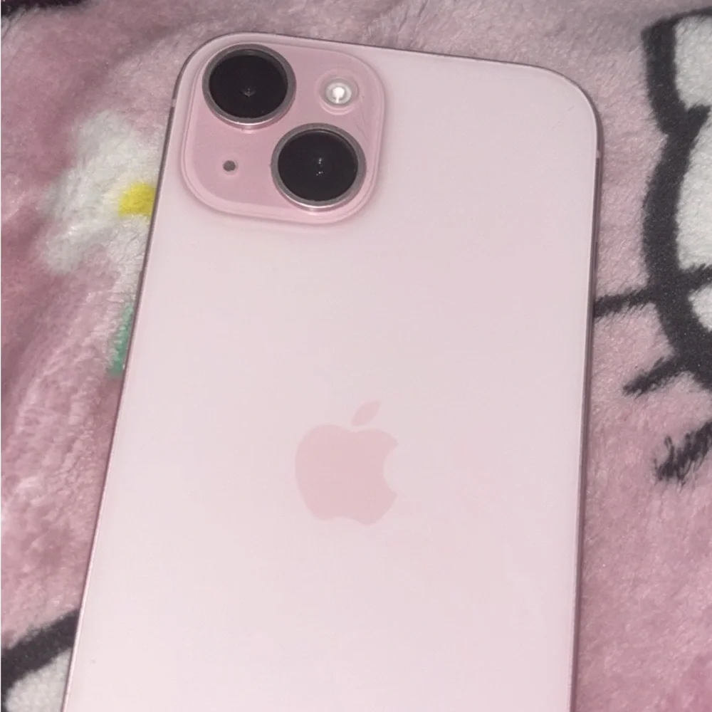 Apple Smartphone in Soft Pink